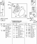Part Location Diagram of 710378 Briggs and Stratton Gasket-crankcase